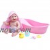 La Newborn Realistic Baby Doll Bathtub Set   554474509